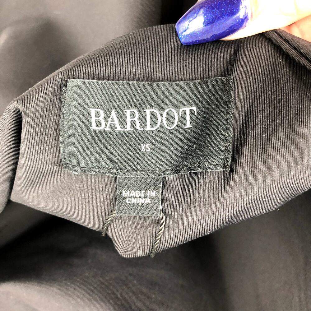 BARDOT Women's Londyn Cut Out Mini Dress XS Black Bodycon Stretch NWT - Picture 9 of 14
